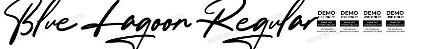 Blue Lagoon Regular字体转换